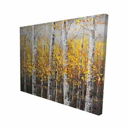 BEGIN HOME DECOR 16 x 20 in. Sunny Birch Trees-Print on Canvas 2080-1620-LA31-1
